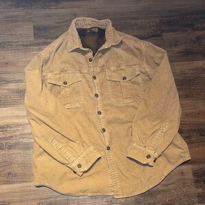 Faded Glory Corduroy Button Down  Jacket